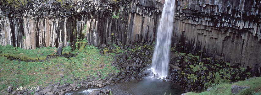 Svartifoss Iceland waterfall